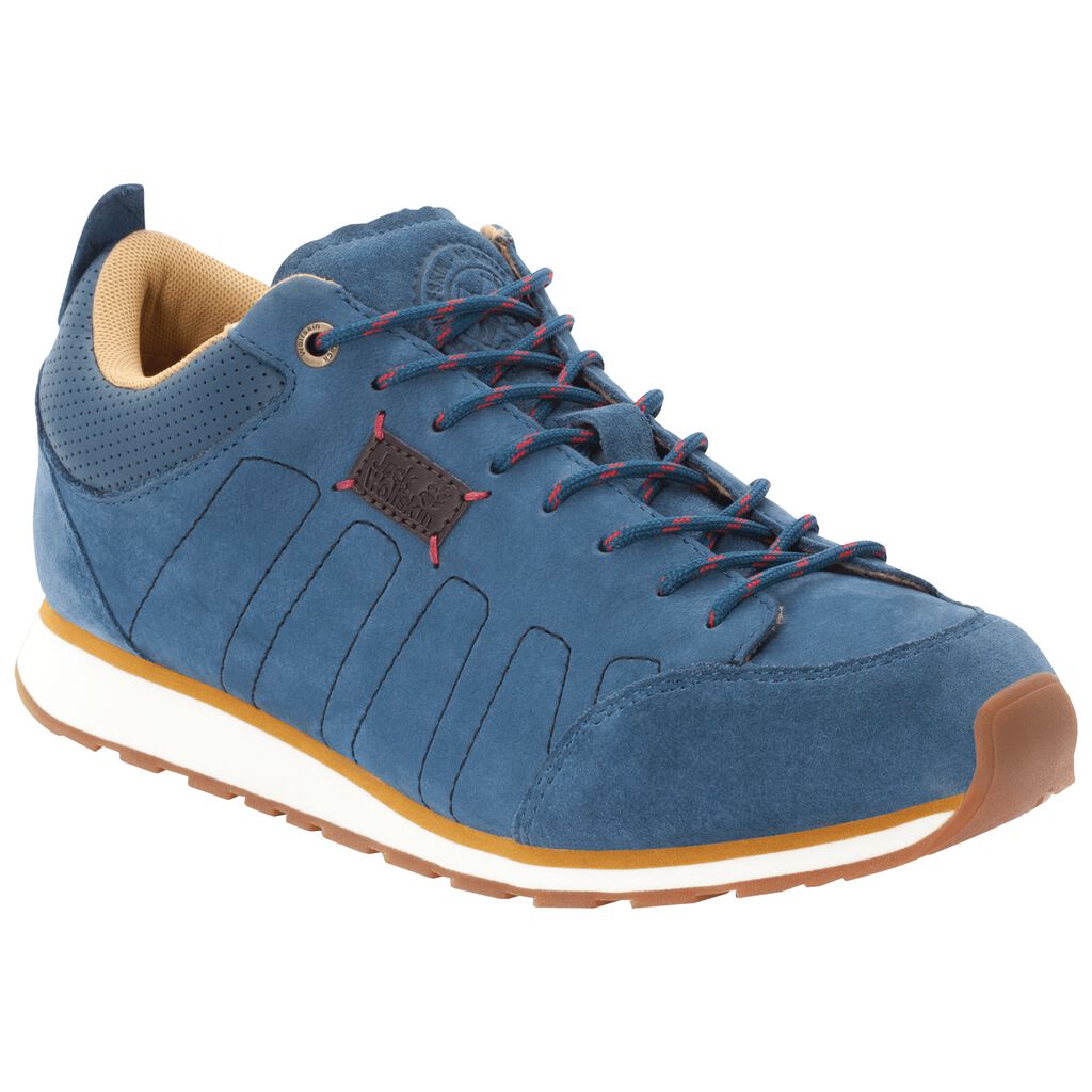 Jack Wolfskin MOUNTAIN DNA LT LOW Chaussures Homme Bleu Foncé/Rouge - YVFUSIJ-32